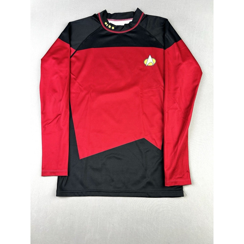 Star‎ Trek TNG Men's S Fusion FG Captain Uniform Jiu Jitsu Compression Rashguard